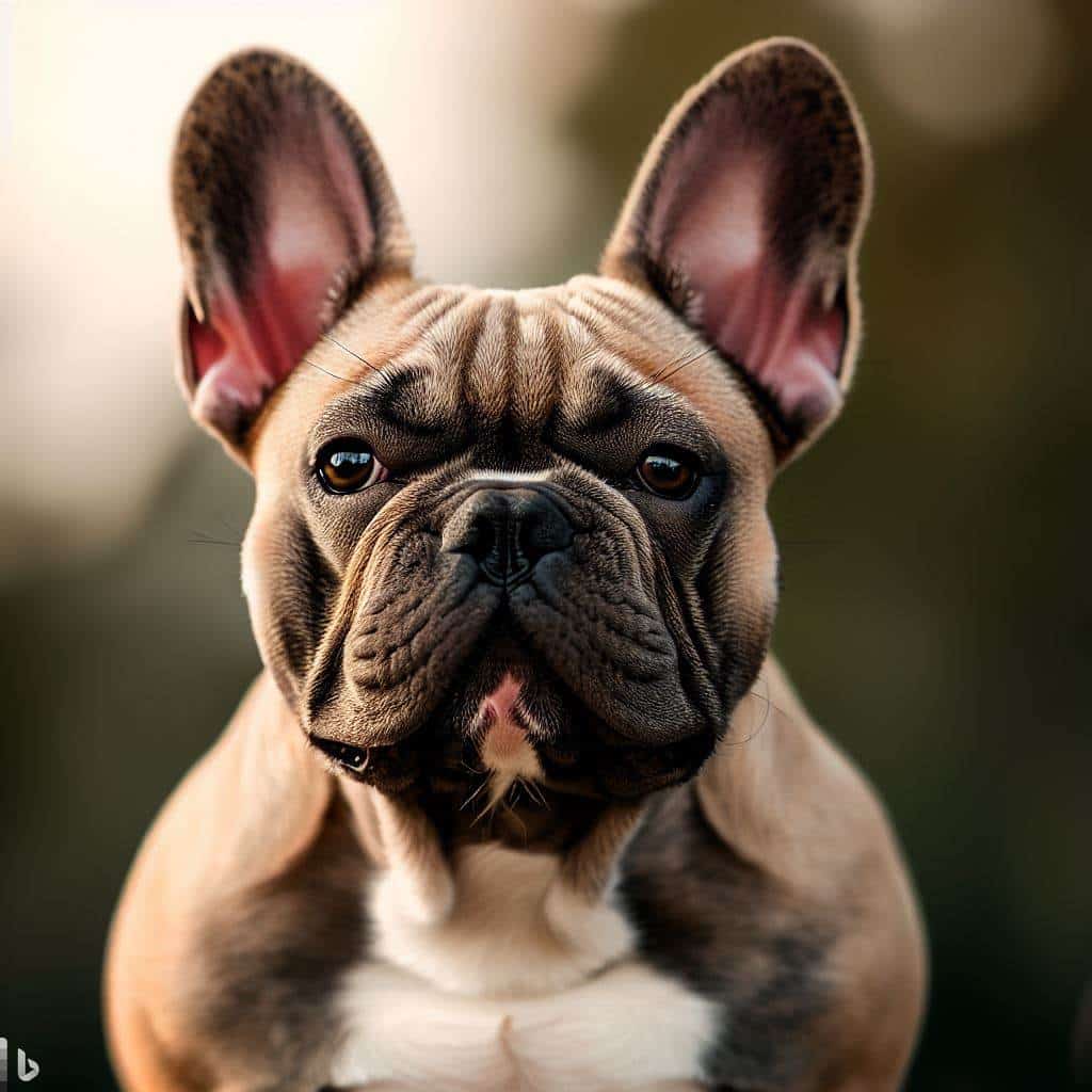 French Bulldog posing for the camera in an outdoor setting