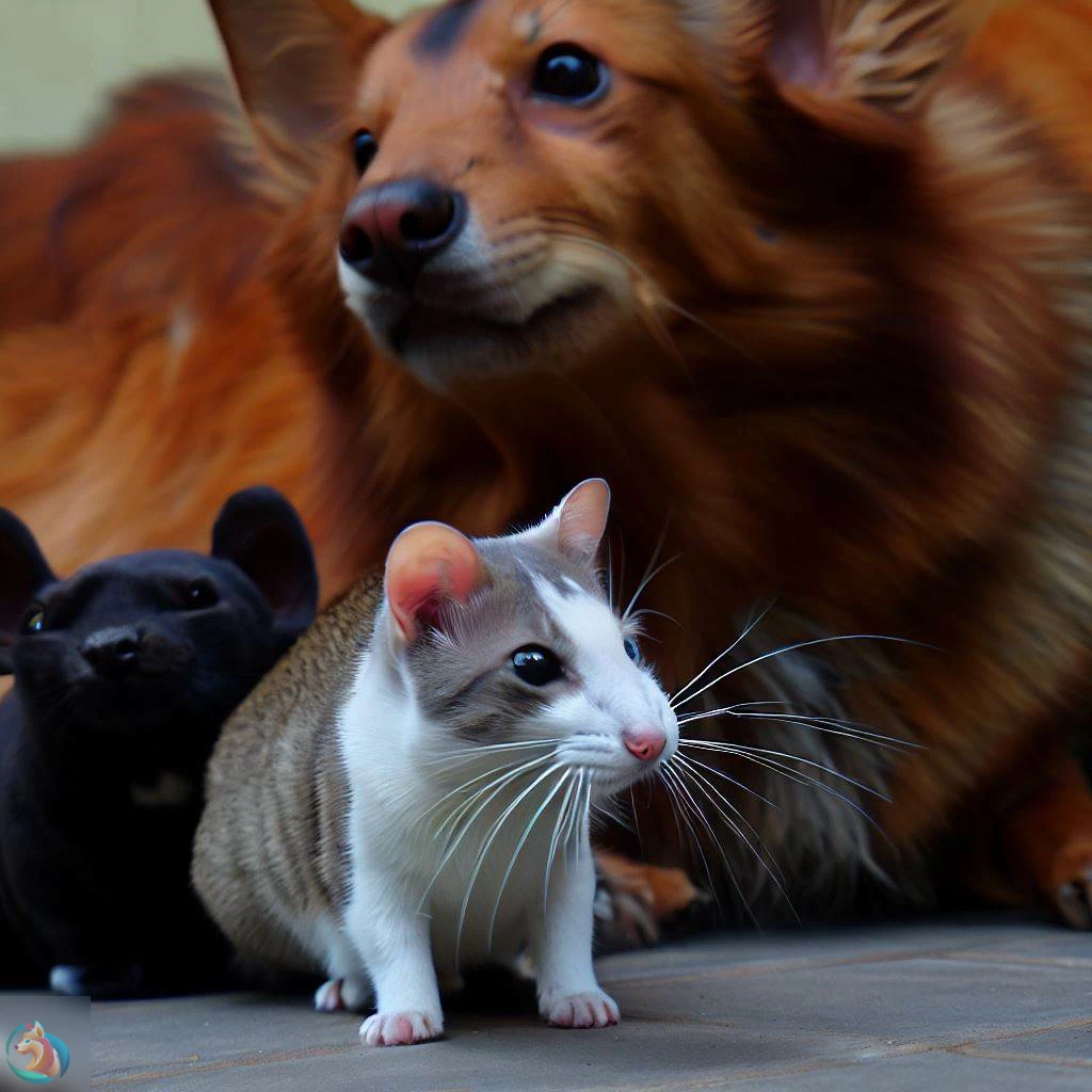 roedores y otros animales conviviendo armoniosamente