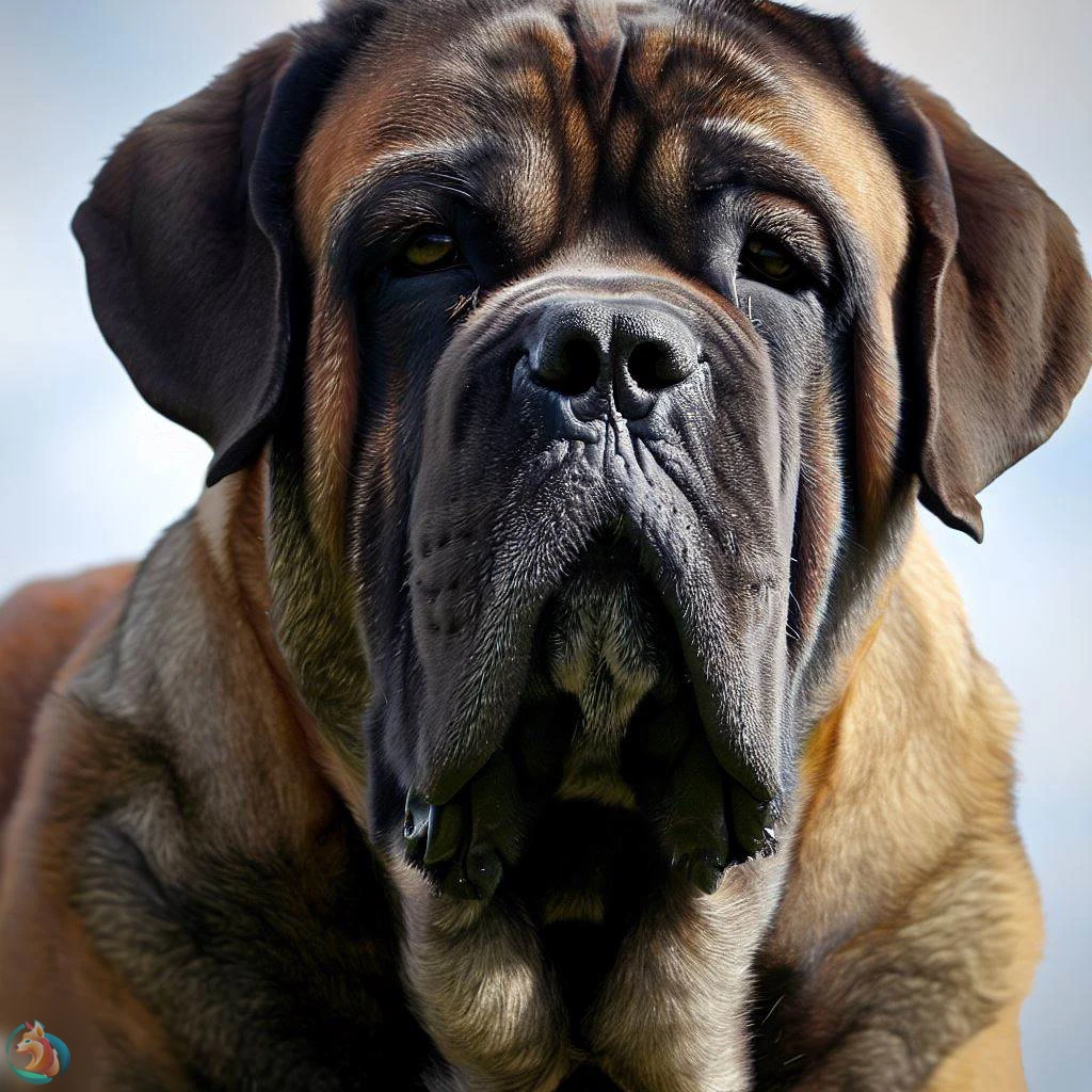 an imposing mastiff, the giant protector