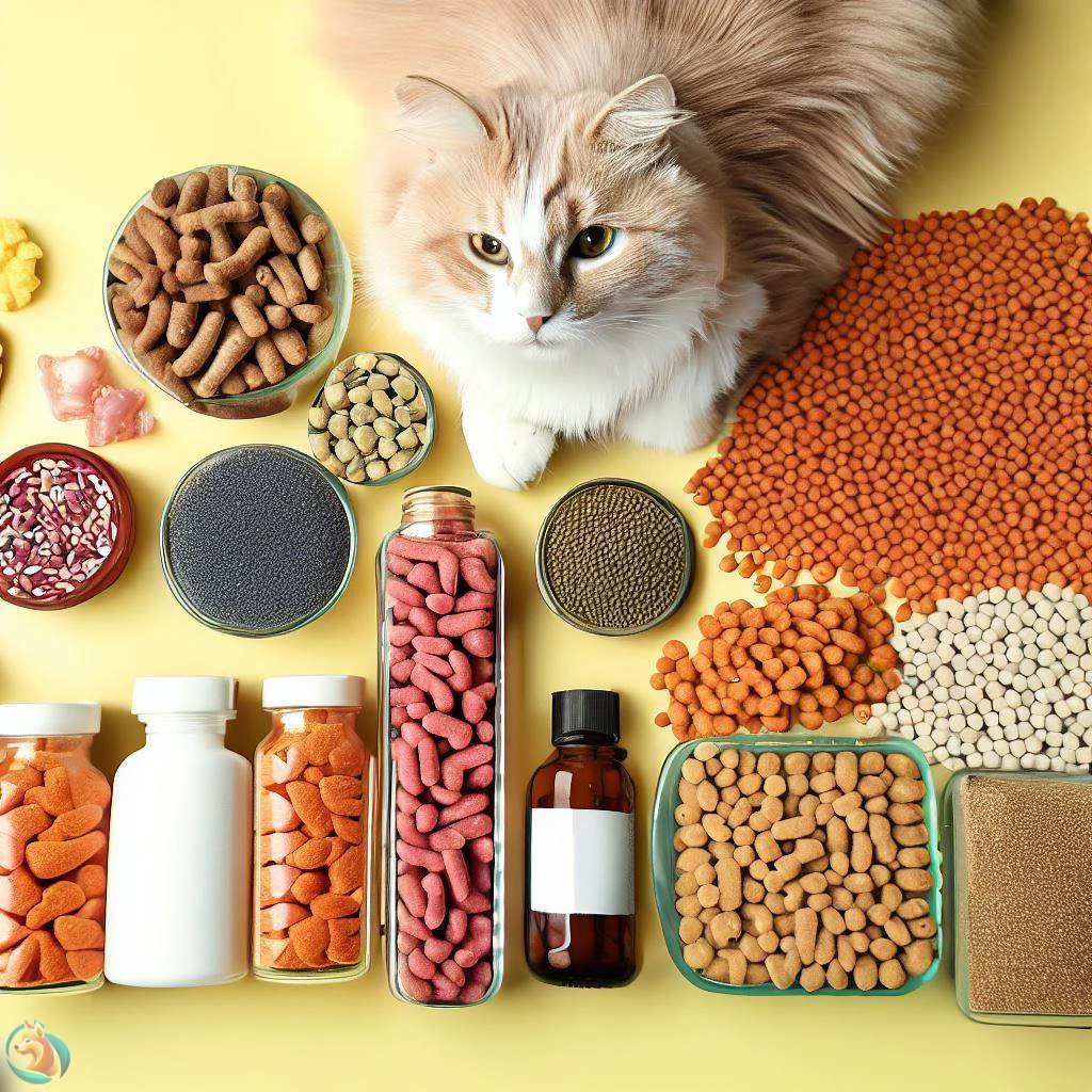 different essential supplements and vitamins for cats