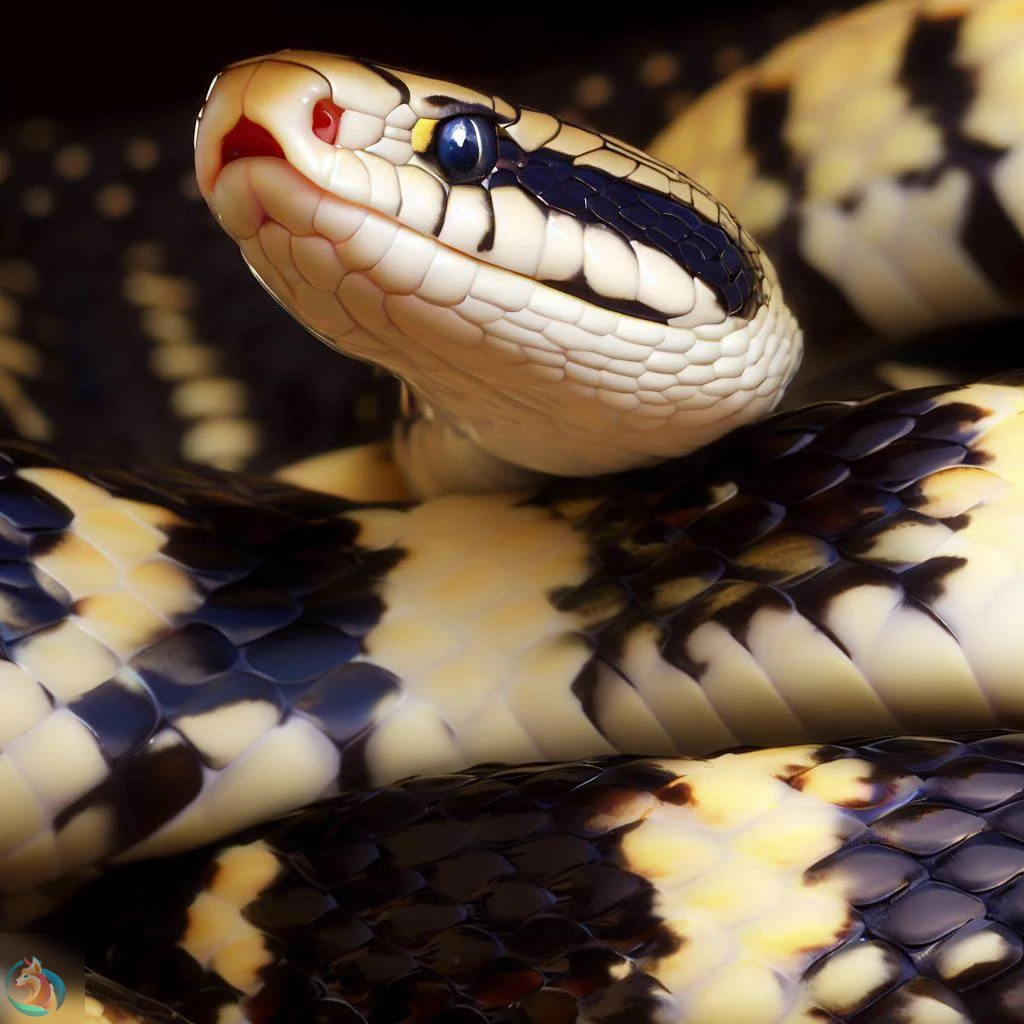 una serpiente rey de california, la majestuosidad del reino reptiliano